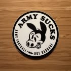 Rubberhose Army Sucks Sticker - Mandatory Fun