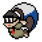 Mandatory Fun - 8-bit Jump Sticker
